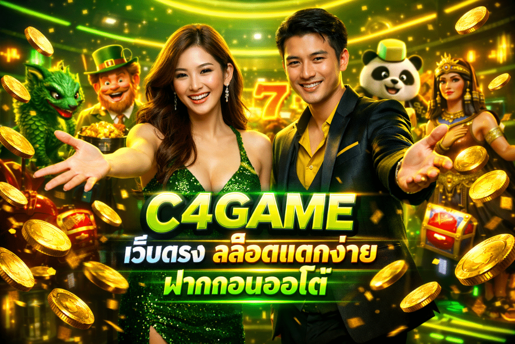 C4GAME เว็บตรง สล็อตแตกง่าย ฝากถอนออโต้
