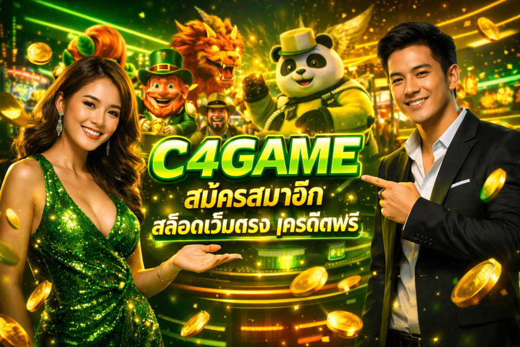 C4GAME สมัครสมาชิก สล็อตเว็บตรง เครดิตฟรี