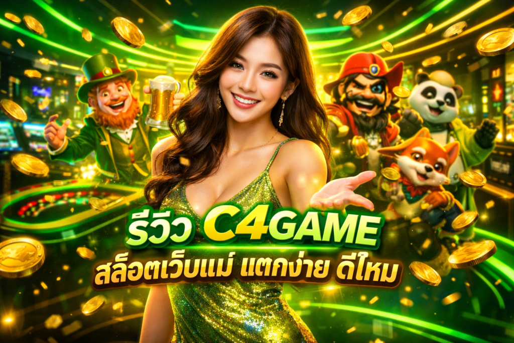 รีวิว C4GAME สล็อตเว็บแม่ แตกง่าย ดีไหม