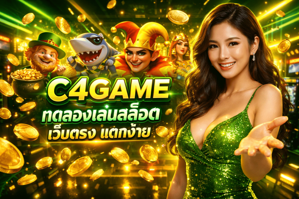 C4GAME ทดลองเล่นสล็อต เว็บตรง แตกง่าย จ่ายจริงทุกยอด